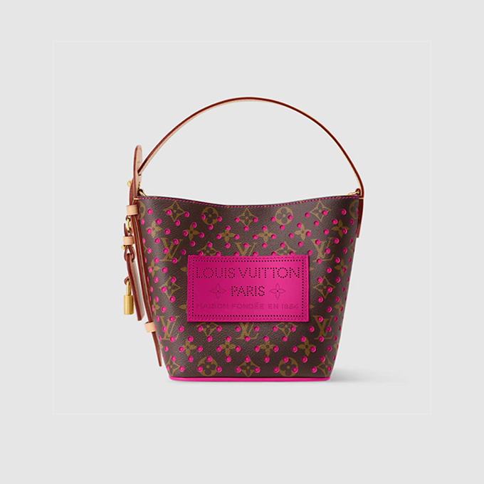 lv louis vuitton all in bb monogram perfo bucket bag #m29075